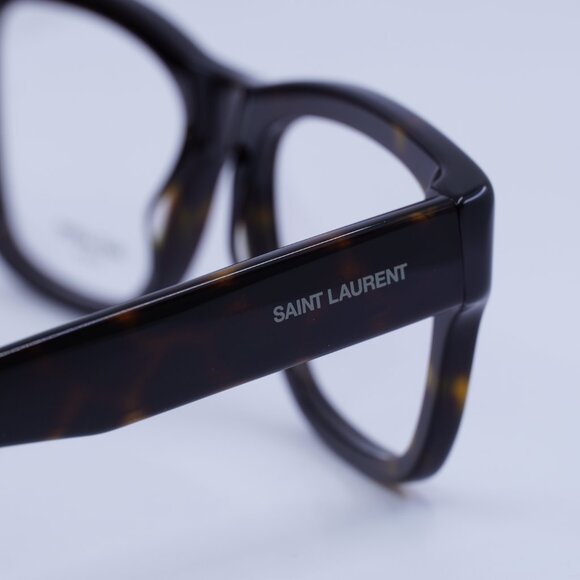 🕶️ New Saint Laurent SL677 002 Eyeglasses - Havana Frame 54mm - Picture 11 of 12